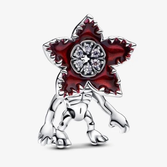 NWOT Stranger Things Moveable Demogorgon Charm Sterling Silver 925 - Picture 3 of 14